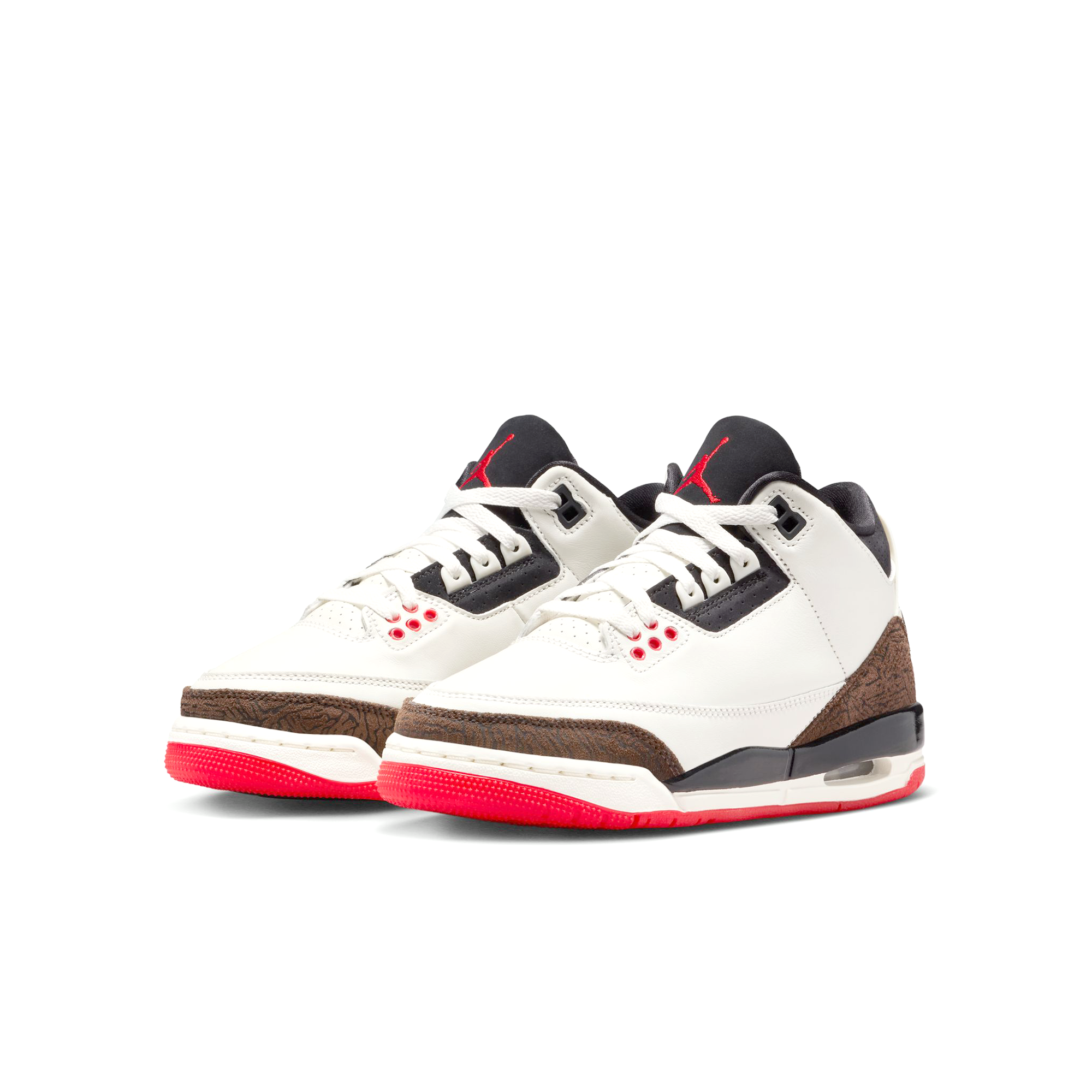 Nike Air Jordan 3 Retro (GS) "World's Best" Sail/Black/Univ Red/Pale Ivory DM0967-103