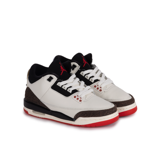 Nike Air Jordan 3 Retro (GS) "World's Best" Sail/Black/Univ Red/Pale Ivory DM0967-103
