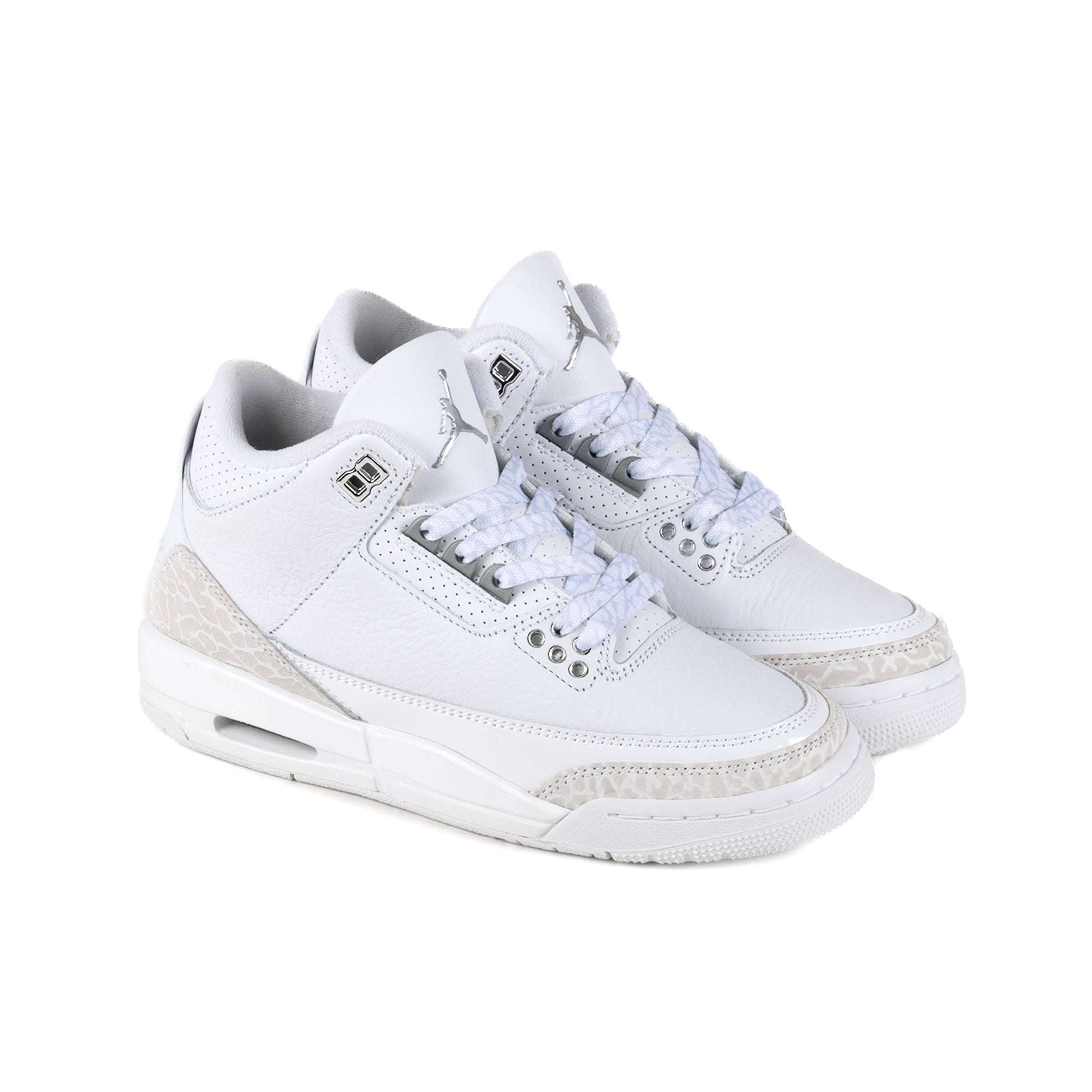 Nike Air Jordan 3 Retro (GS) White/Metallic Silver/White DM0967-111