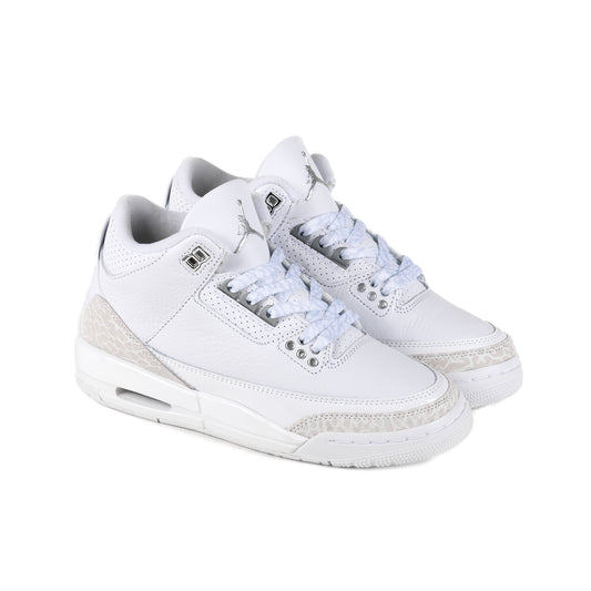 Nike Air Jordan 3 Retro (GS) White/Metallic Silver/White DM0967-111