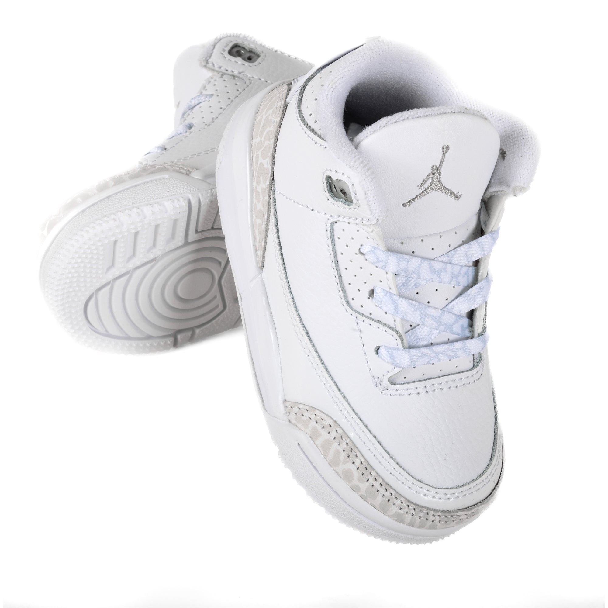 Nike Air Jordan 3 Retro (TD) White/Metallic Silver/White DM0968-111