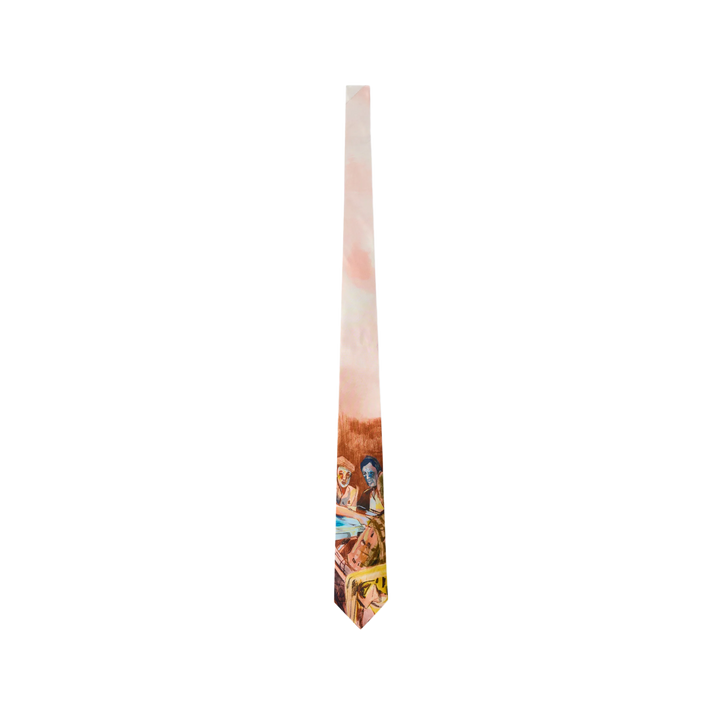 Kidsuper Dominos Painting Silk Tie