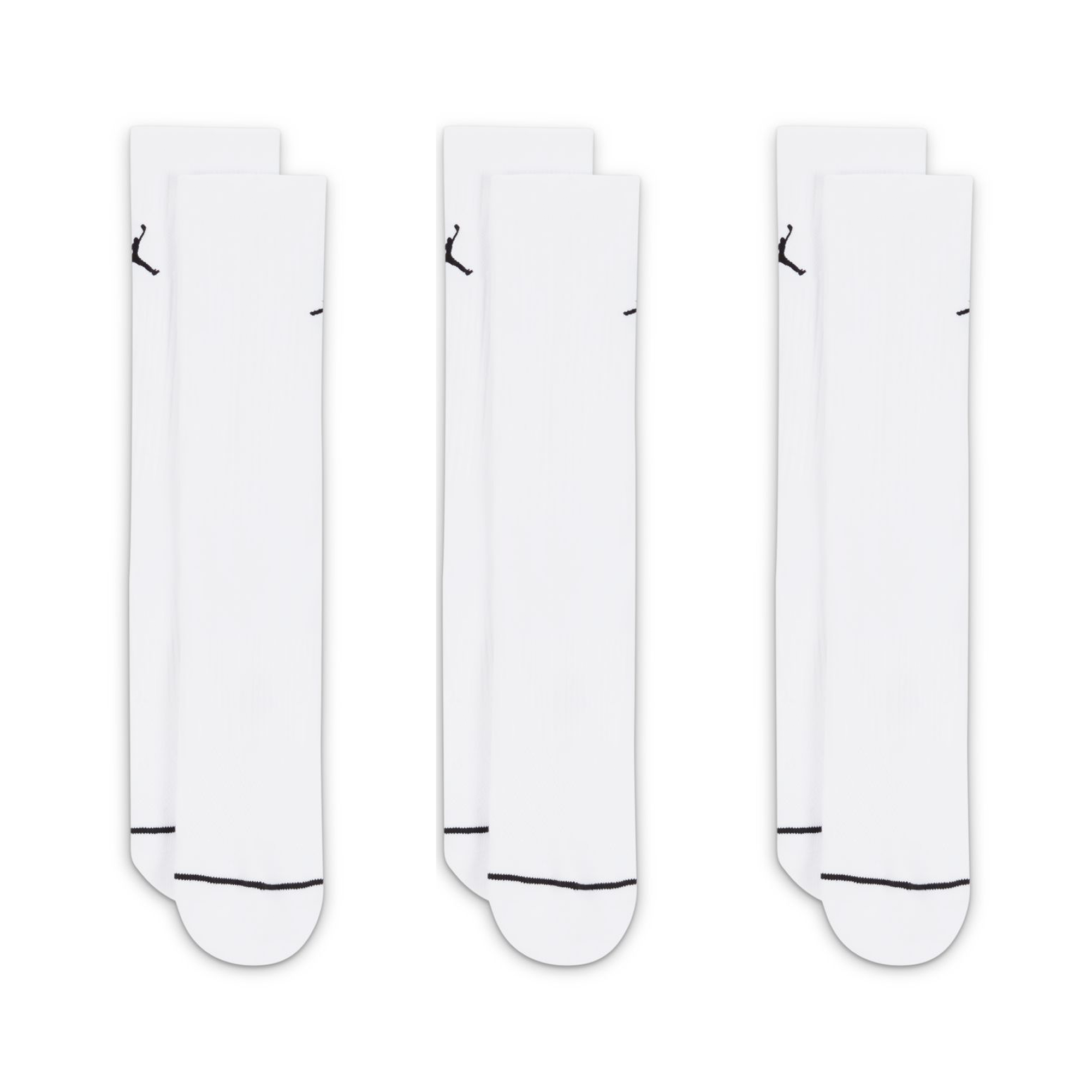 Nike Jordan Everyday Crew Socks (3 Pairs) White/Black DX9632-100