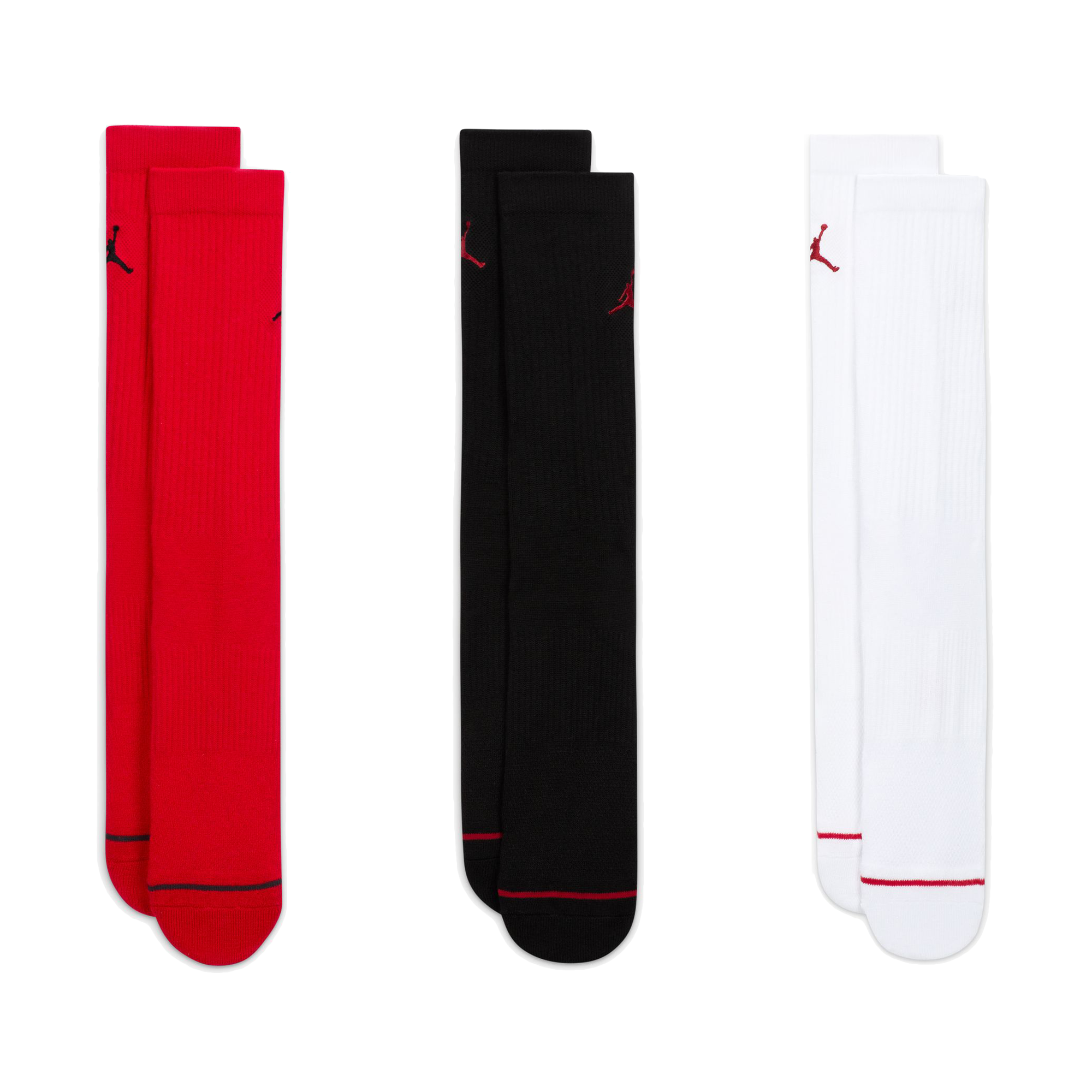 Nike Jordan Everyday Crew Socks (3 pairs) Multi-Color DX9632-918