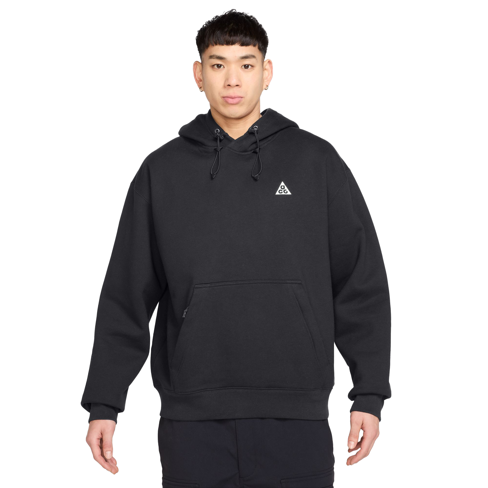 Nike ACG "Tuff Fleece" Pullover Hoodie Black/Anthracite/Summit White DZ3392-011