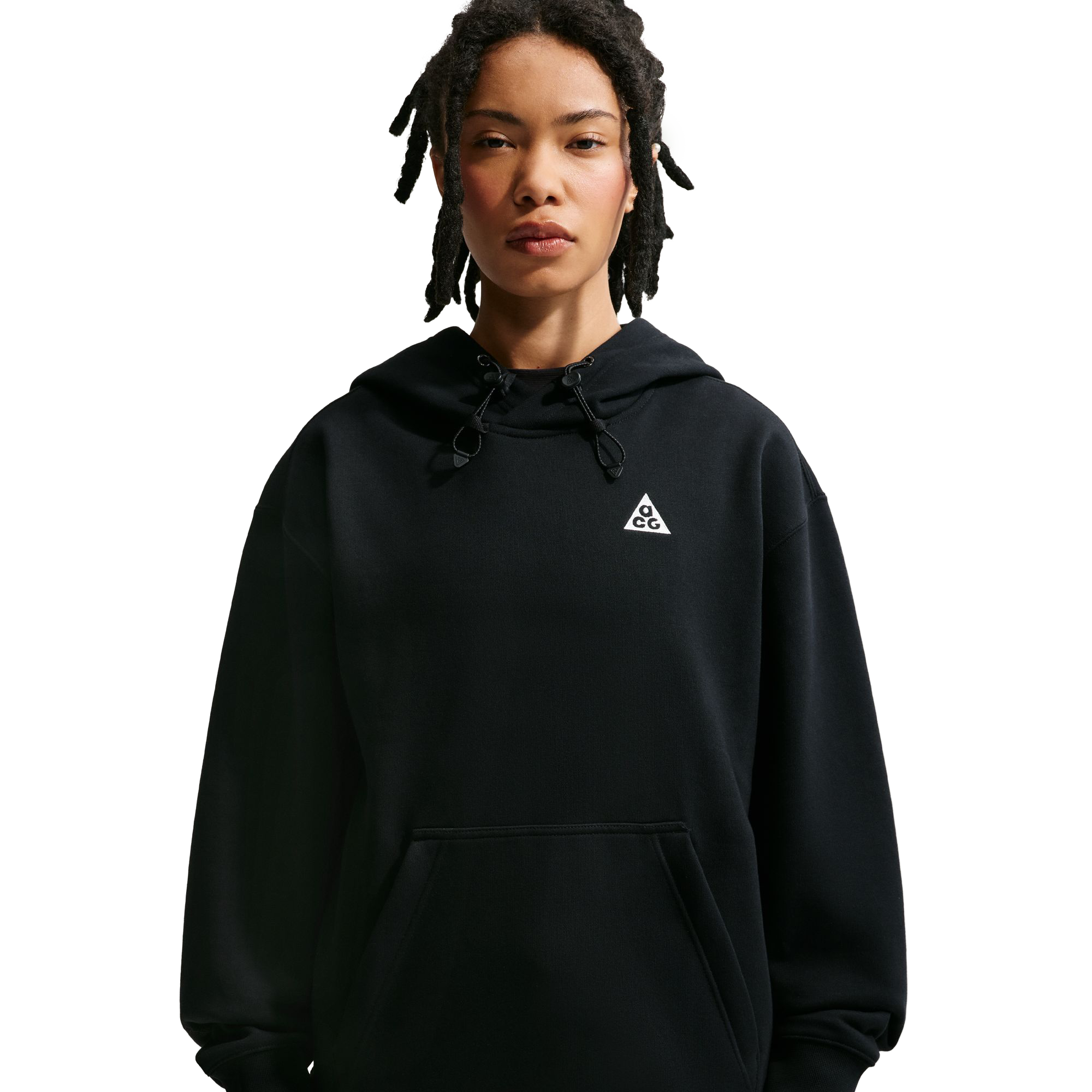 Nike ACG "Tuff Fleece" Pullover Hoodie Black/Anthracite/Summit White DZ3392-011