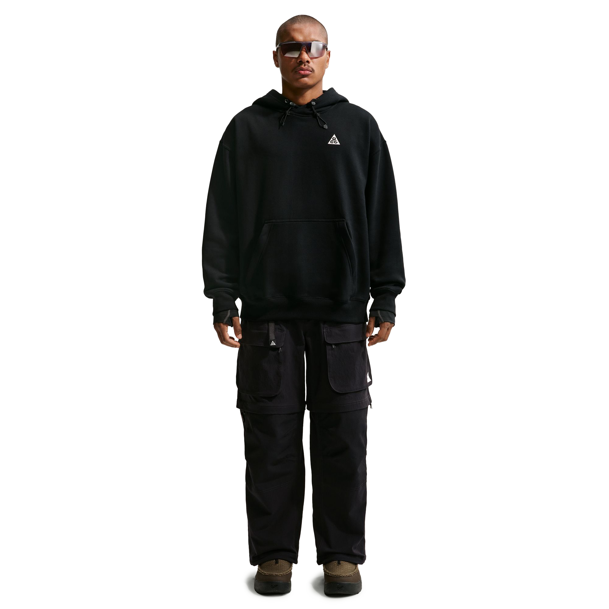 Nike ACG "Tuff Fleece" Pullover Hoodie Black/Anthracite/Summit White DZ3392-011
