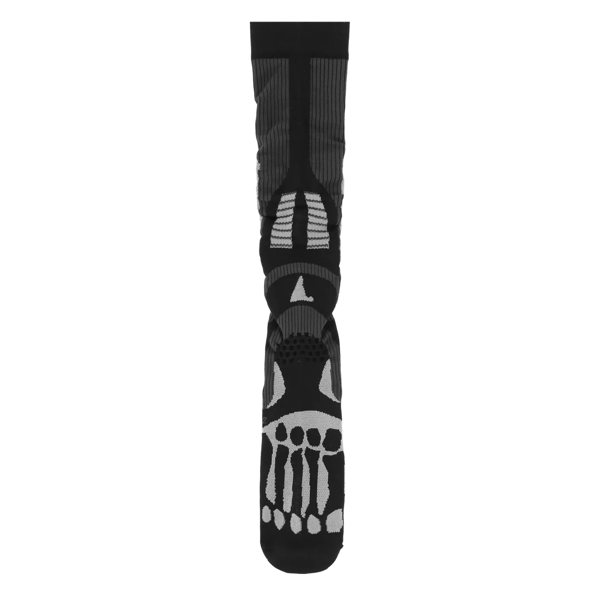 ROA Bones Long Socks Dark Grey FW25