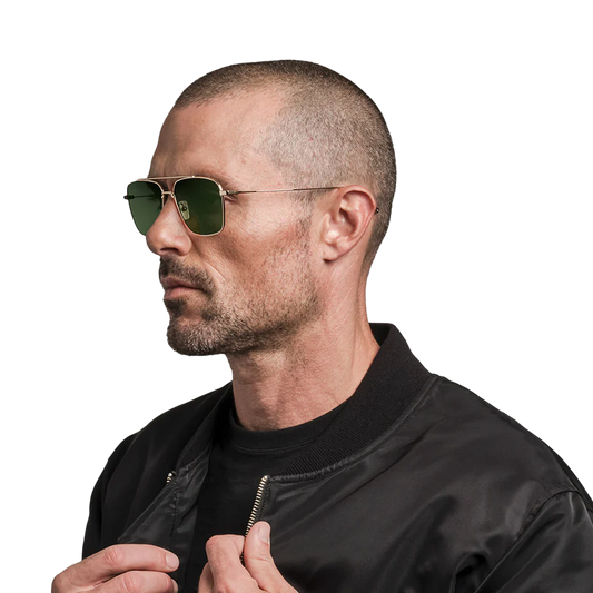 Dita ARTOA.57 White Gold w/ Green DTS181-A-02