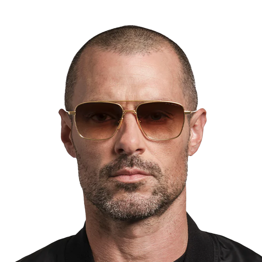 Dita ARTOA.57 Yellow Gold w/ Brown to Clear Gradient DTS181-A-01