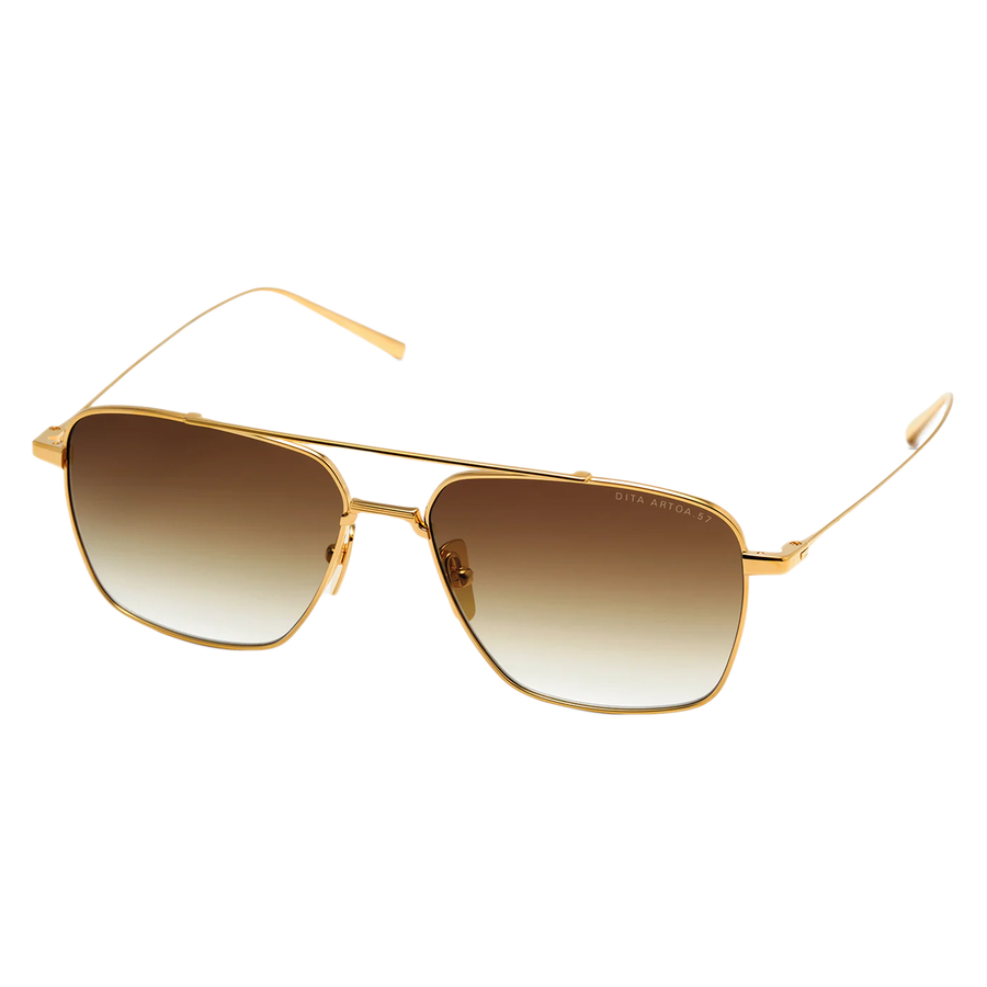 Dita ARTOA.57 Yellow Gold w/ Brown to Clear Gradient DTS181-A-01