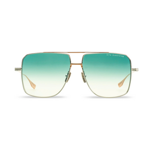 Dita | Dubsystem | Silver/Rose Gold Frame w/ Dark Turquoise To Clear Gradient | DTS157-A-03