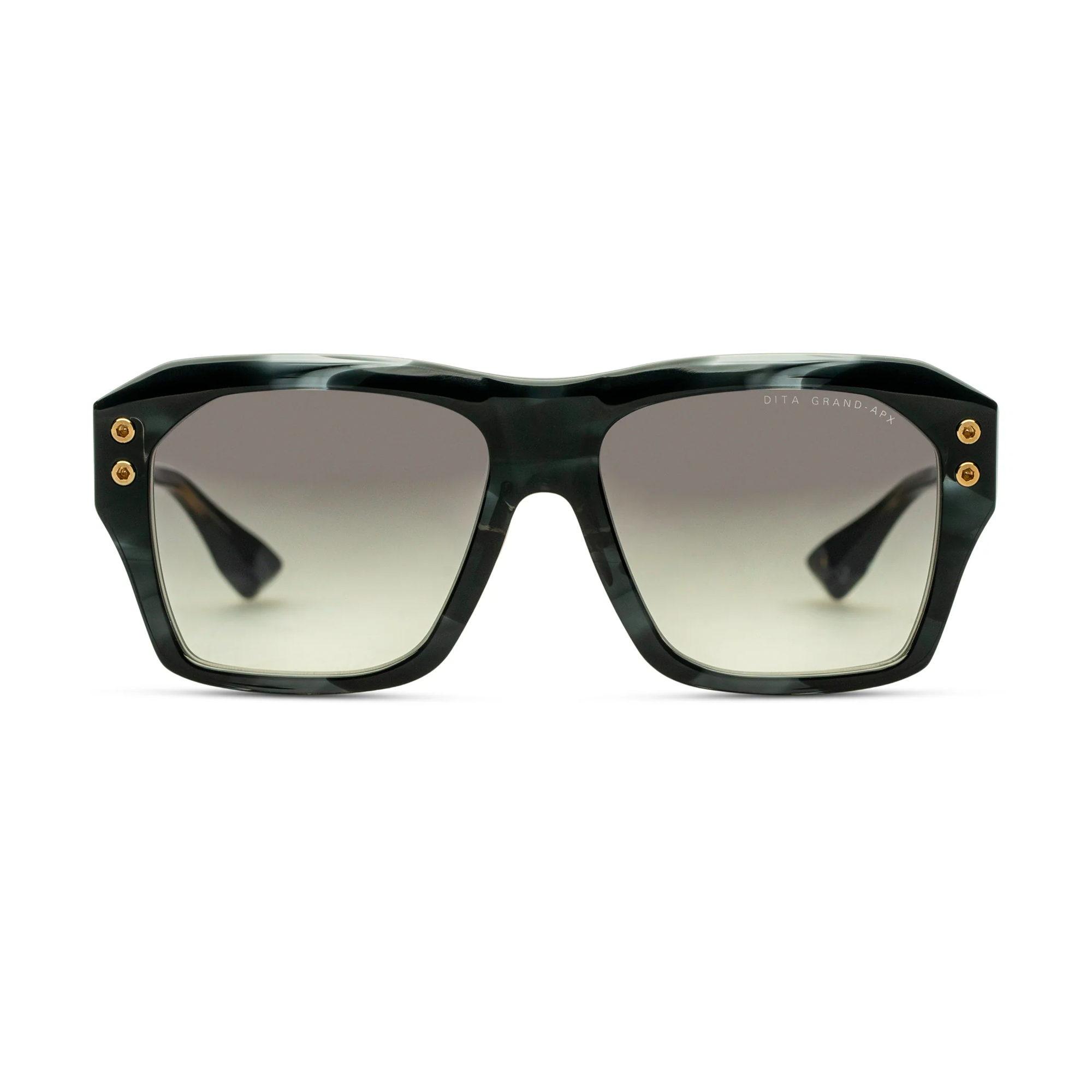 Dita Grand-APX Ink Swirl/Yellow Gold w/ Dark Grey to Clear Gradient Lens DTS417-A-01