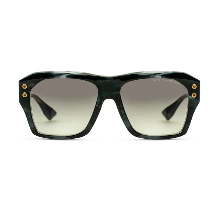 Dita | Grand-APX | Ink Swirl/Yellow Gold w/ Dark Grey to Clear Gradient Lens | DTS417-A-01