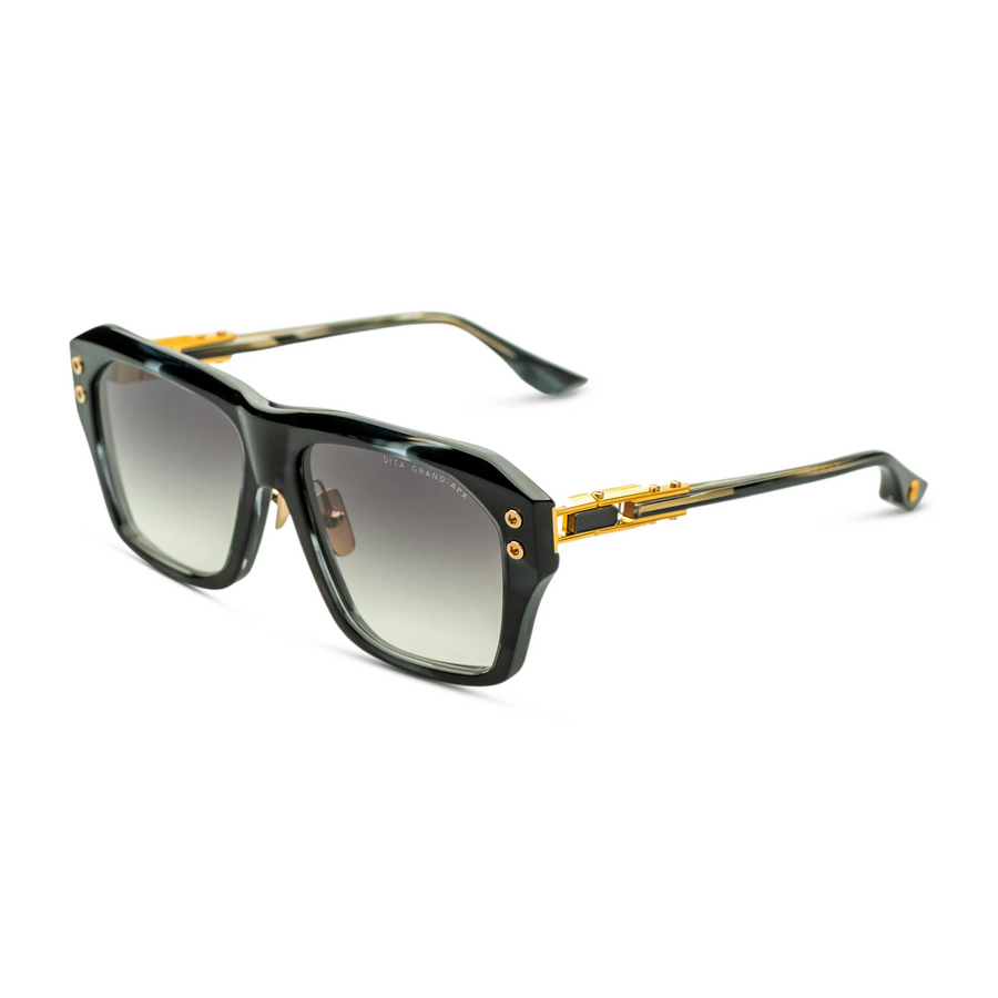 Dita Grand-APX Ink Swirl/Yellow Gold w/ Dark Grey to Clear Gradient Lens DTS417-A-01