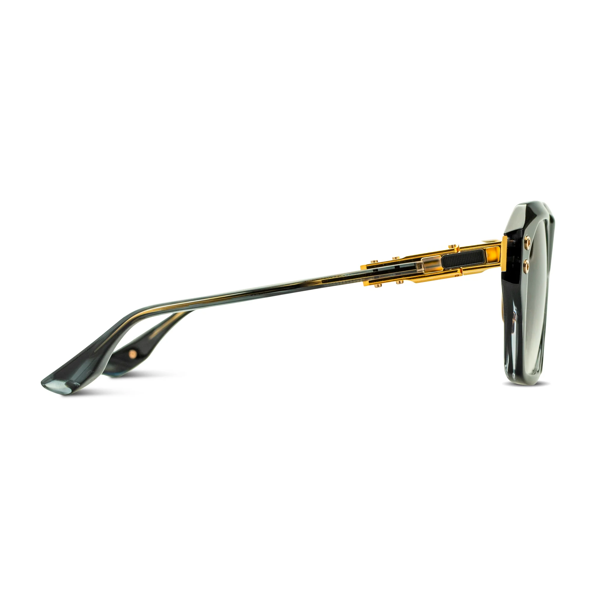 Dita Grand-APX Ink Swirl/Yellow Gold w/ Dark Grey to Clear Gradient Lens DTS417-A-01