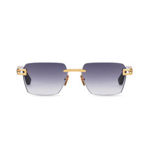 Dita | Meta-Evo One | Yellow Gold - Ink Swirl Frame w/ Grey To Clear Gradient Lens | DTS147-A-01