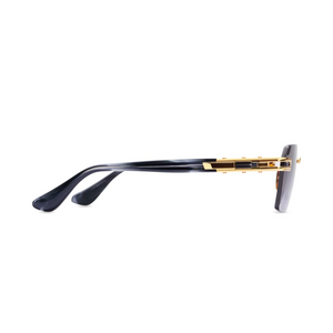 Dita Meta-Evo One Yellow Gold - Ink Swirl Frame w/ Grey To Clear Gradient Lens DTS147-A-01