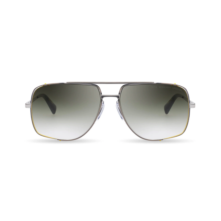 Dita | Midnight Special | Antique Silver w/ Green to Clear Lens | DRX-2010A-60-Z