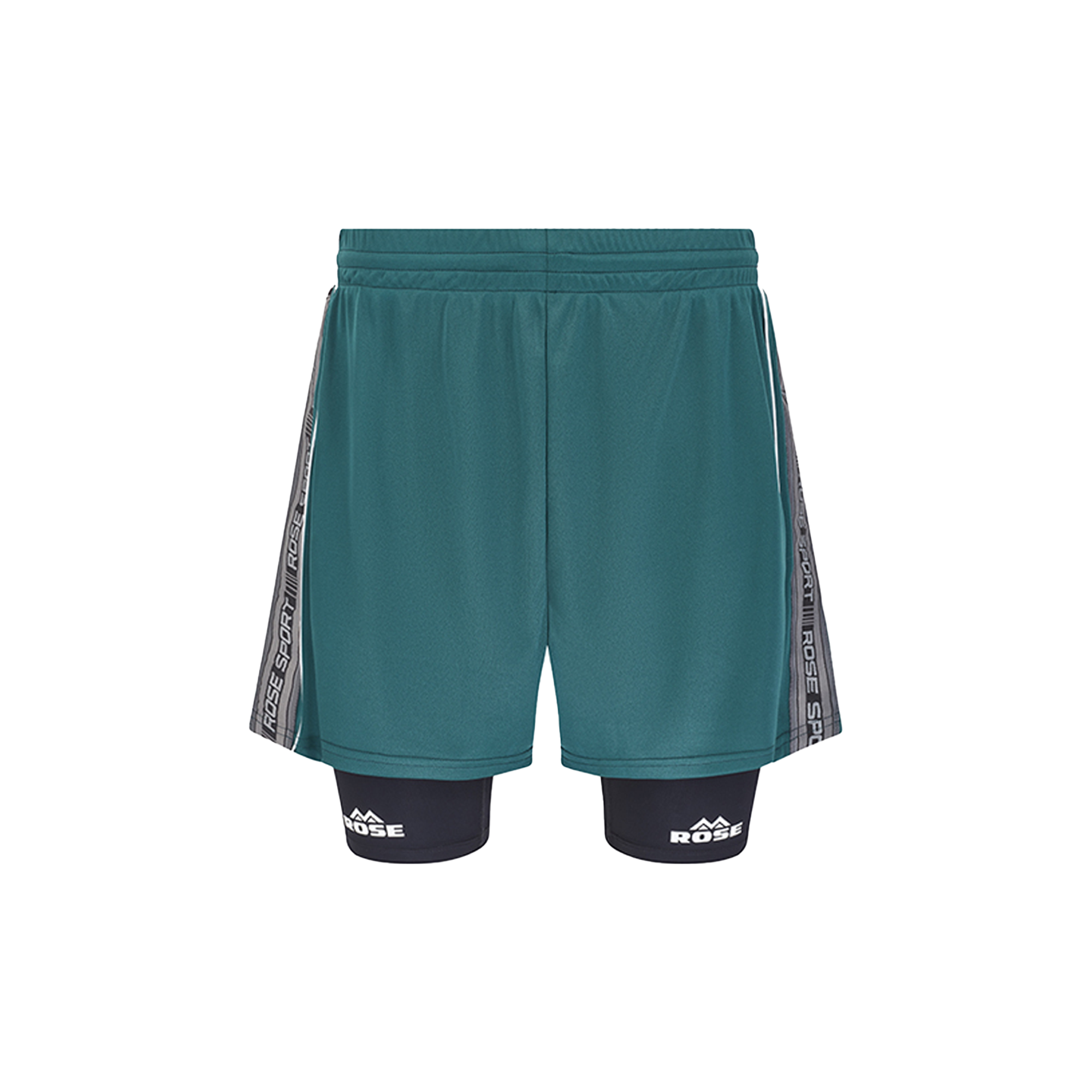 Martine Rose Double Football Shorts Green