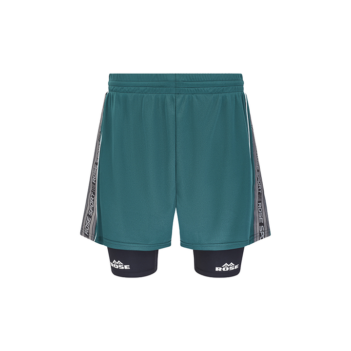 Martine Rose Double Football Shorts Green