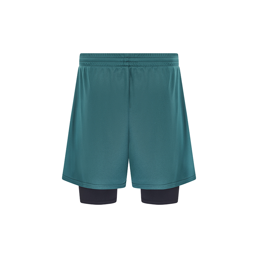 Martine Rose Double Football Shorts Green