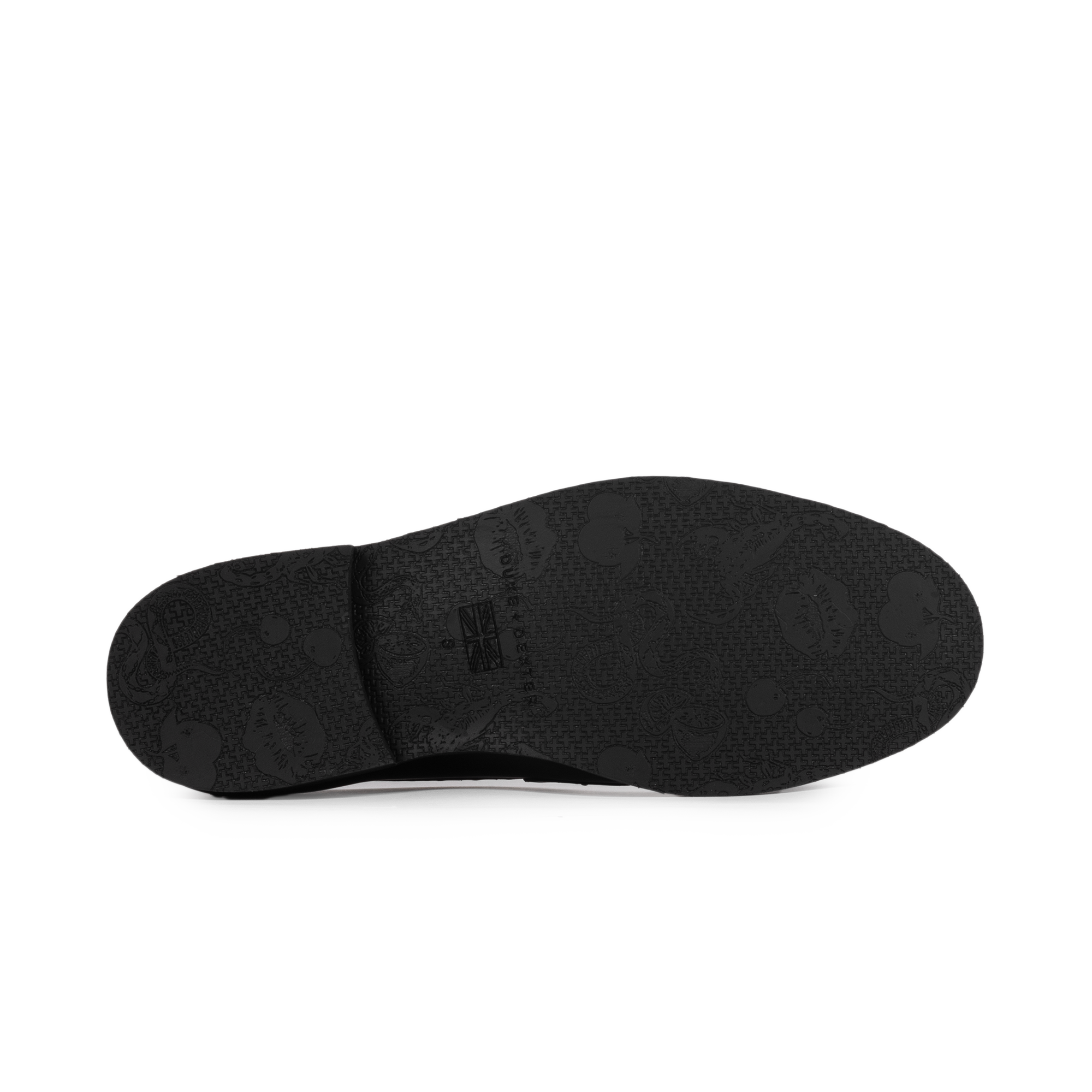 Duke + Dexter Wilde Black Medallion Perforation Penny Loafer WBMEDP