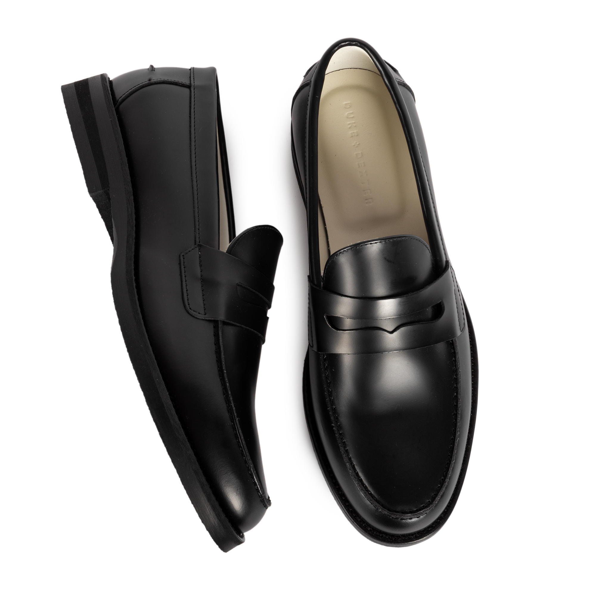 Duke + Dexter Wilde Black Penny Loafer PWBLAPEN
