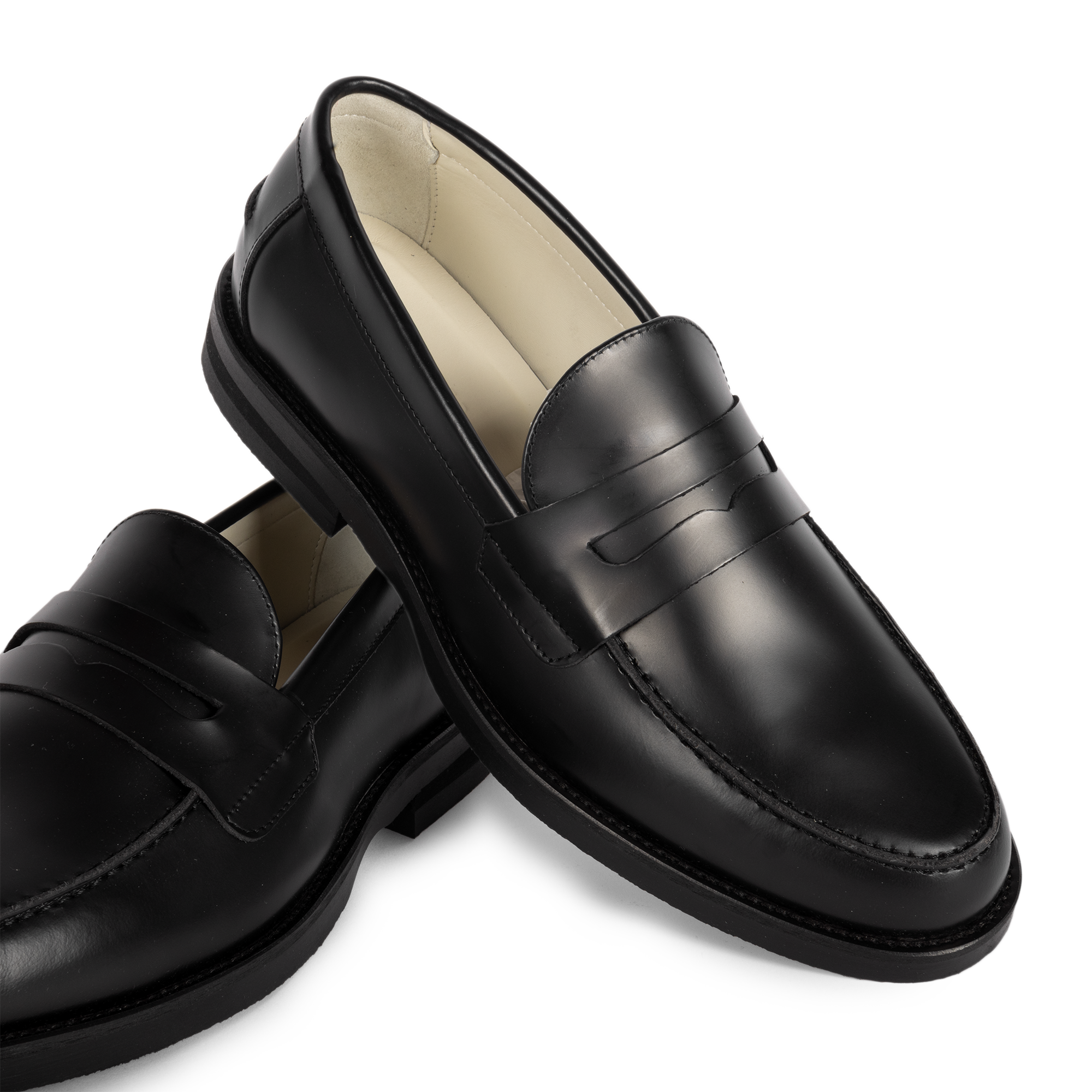Duke + Dexter Wilde Black Penny Loafer PWBLAPEN