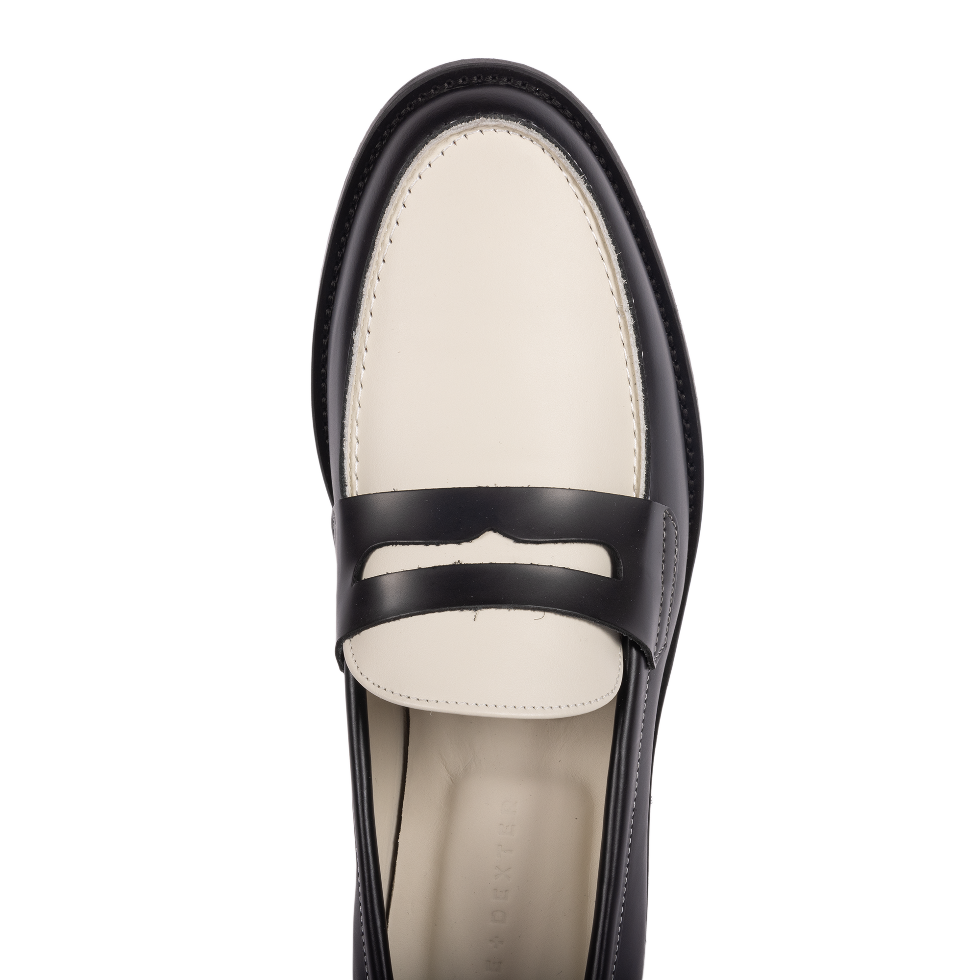 Duke + Dexter Wilde Black/White Penny Loafer PWBWPEN