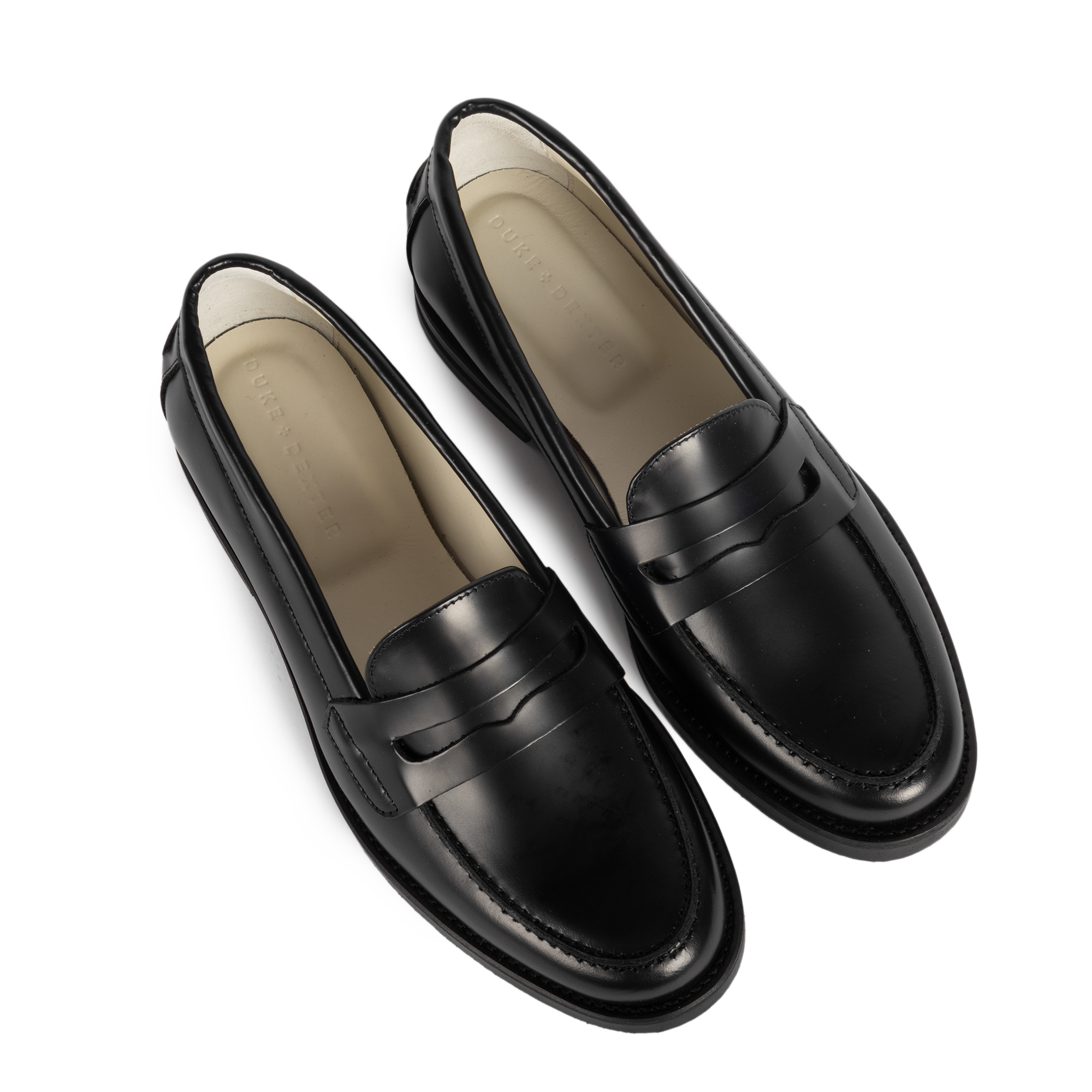 Duke + Dexter Women's Wilde Black Penny Loafer PWWBLAPEN
