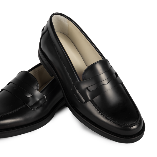 Duke + Dexter Women's Wilde Black Penny Loafer PWWBLAPEN