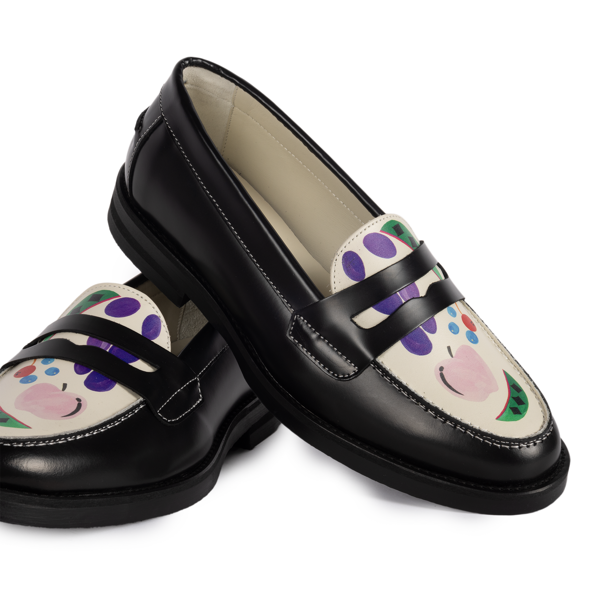 Duke + Dexter Women's Wilde Fruit Salad Penny Loafer WWFRUIT
