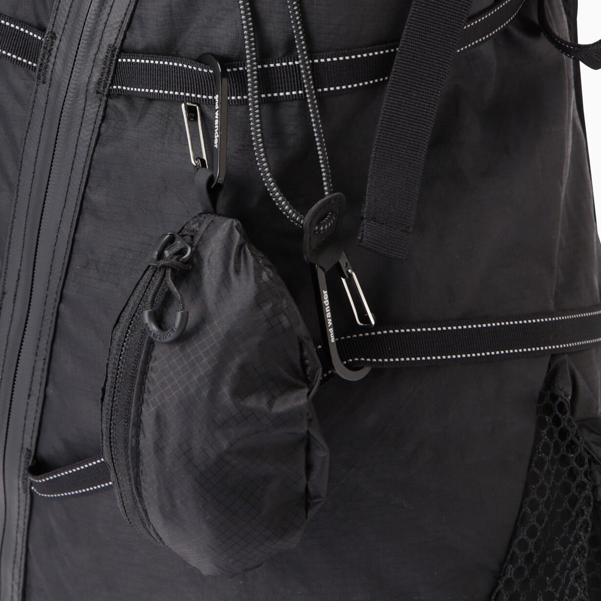 and wander Ecopak 40L Backpack Black