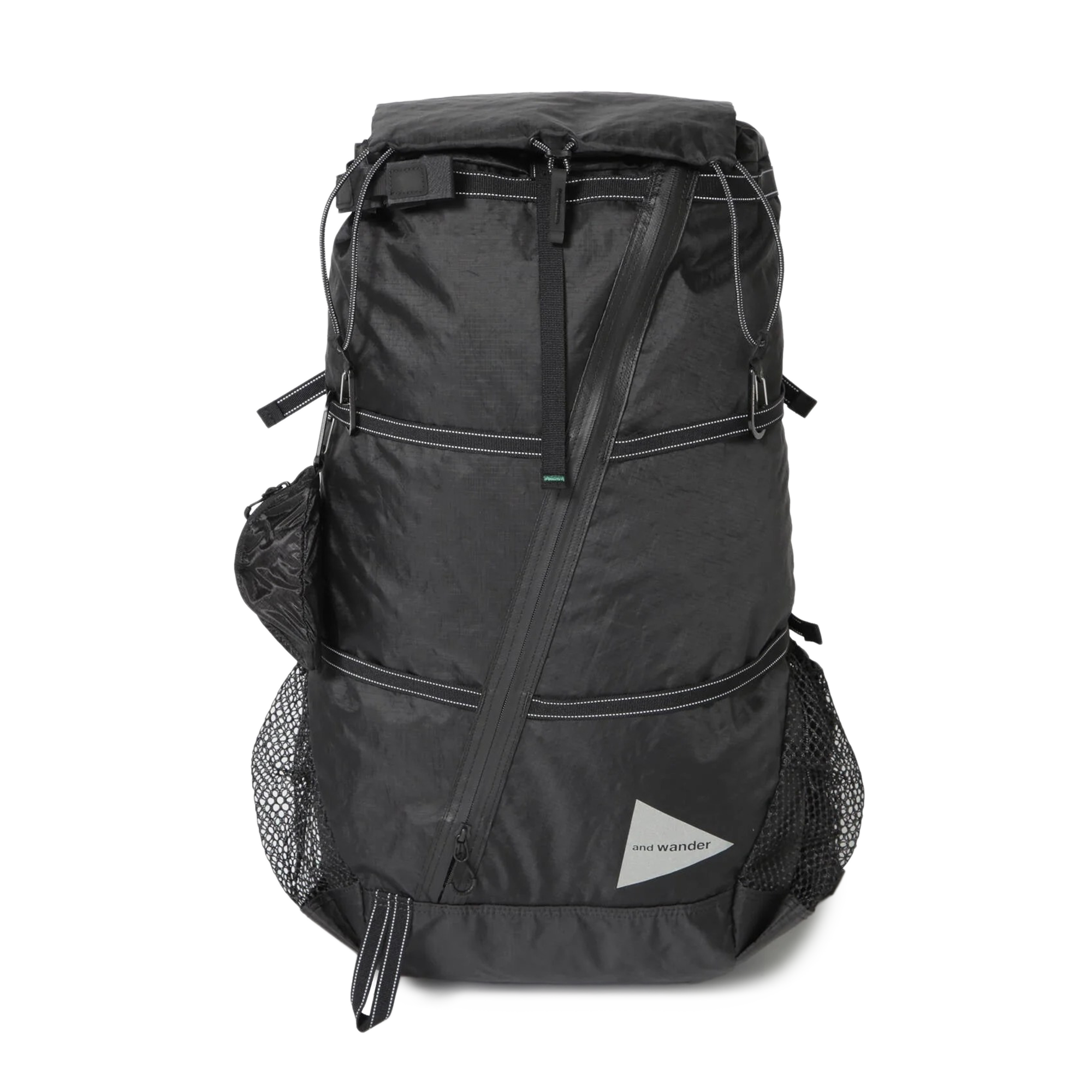 and wander Ecopak 40L Backpack Black