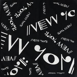 Engineered Garments Printed Bandana Black NY