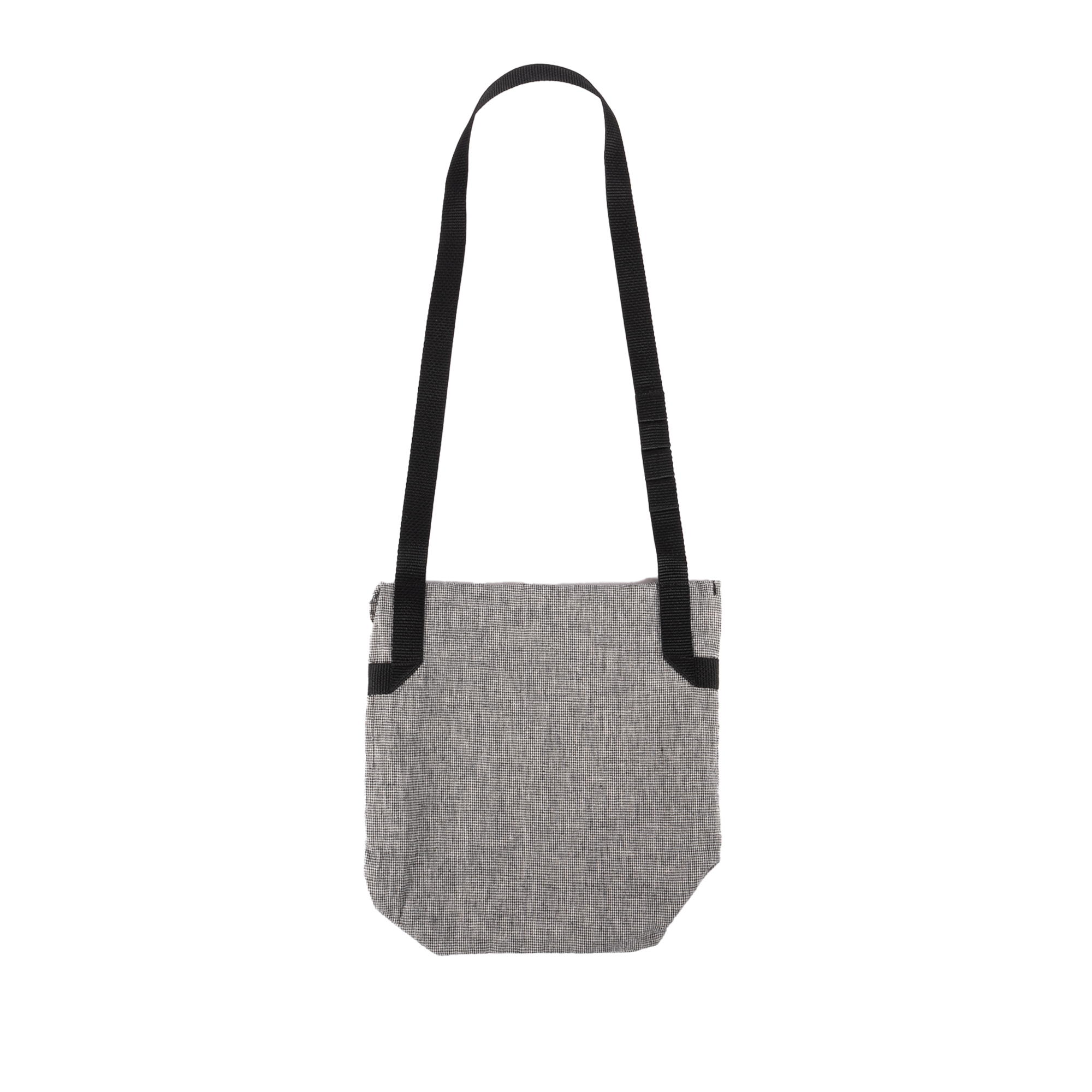 Engineered Garments Shoulder Pouch Black/Grey CL Houndstooth