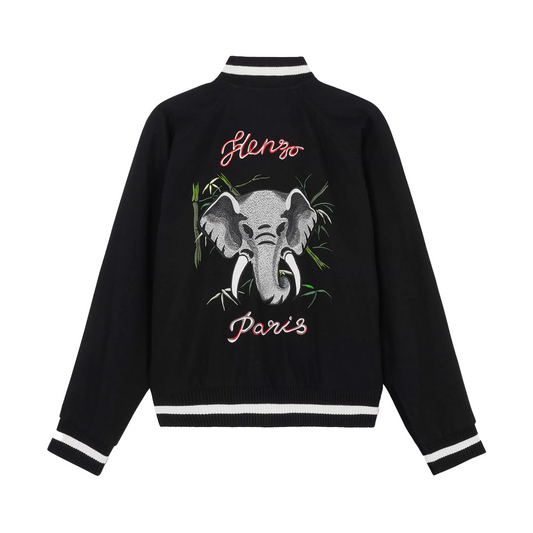 Kenzo Kenzo Elephant Souvenir Jacket Black