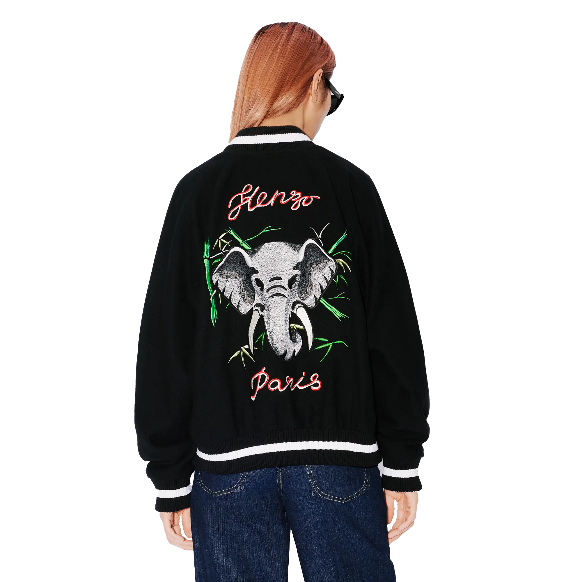 Kenzo Kenzo Elephant Souvenir Jacket Black