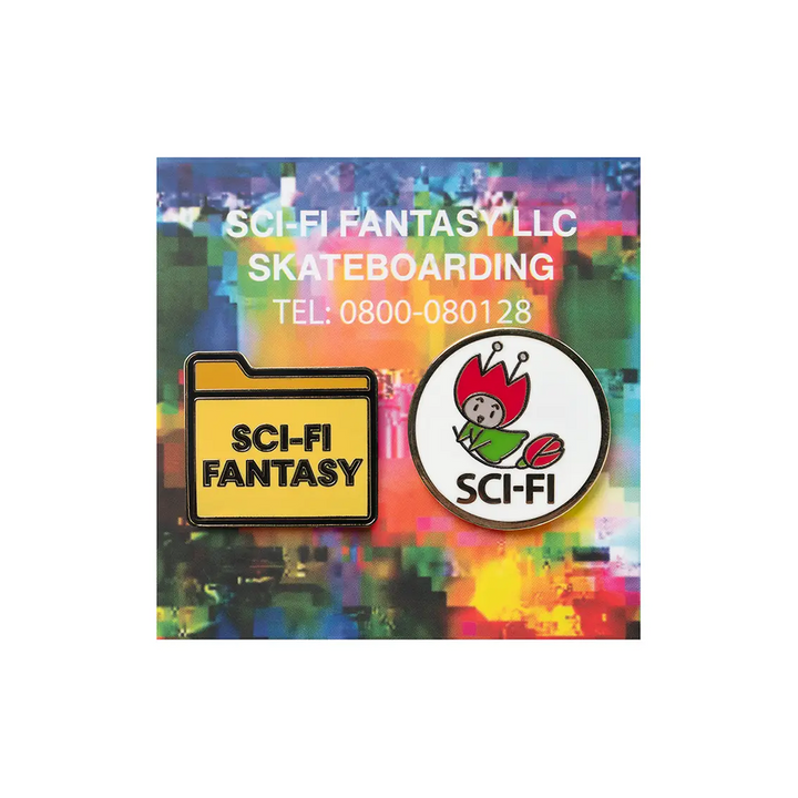 Sci-Fi Fantasy Enamel Pin 2 Pack Multi