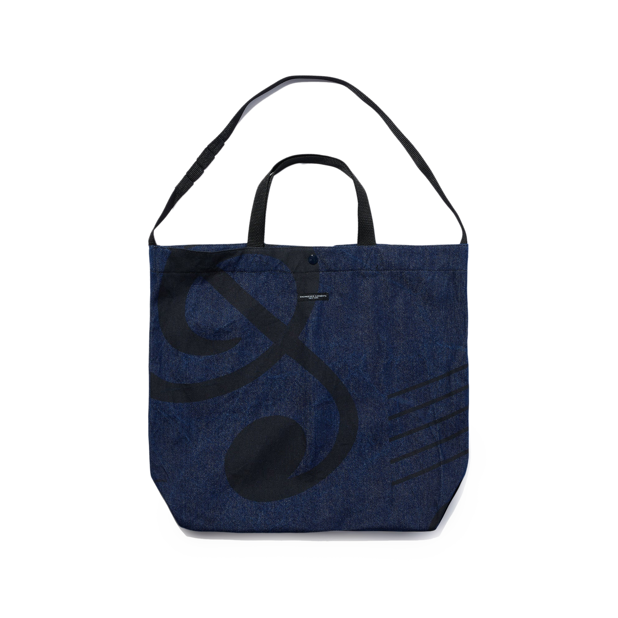 Engineered Garments Carry All Tote in Indigo Industrial Denim main image 1