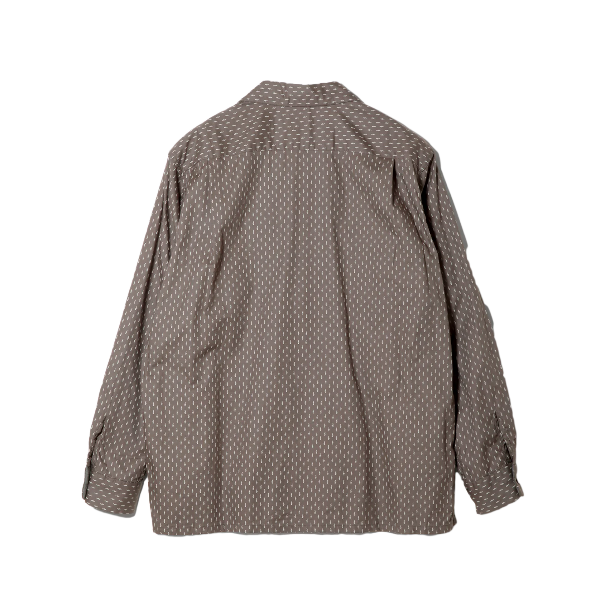 Engineered Garments Classic Shirt Charcoal Music Note