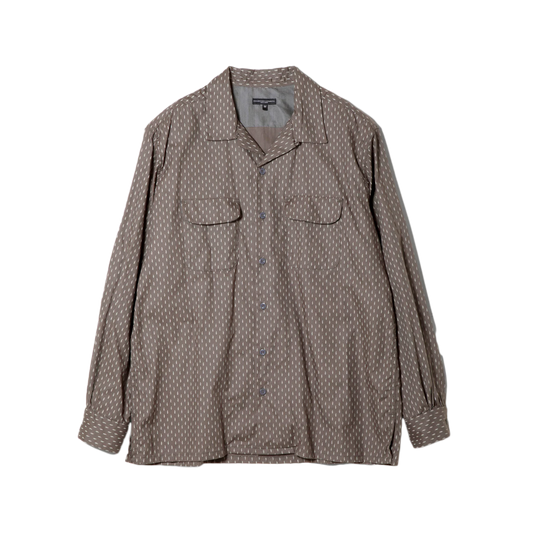 Engineered Garments Classic Shirt Charcoal Music Note