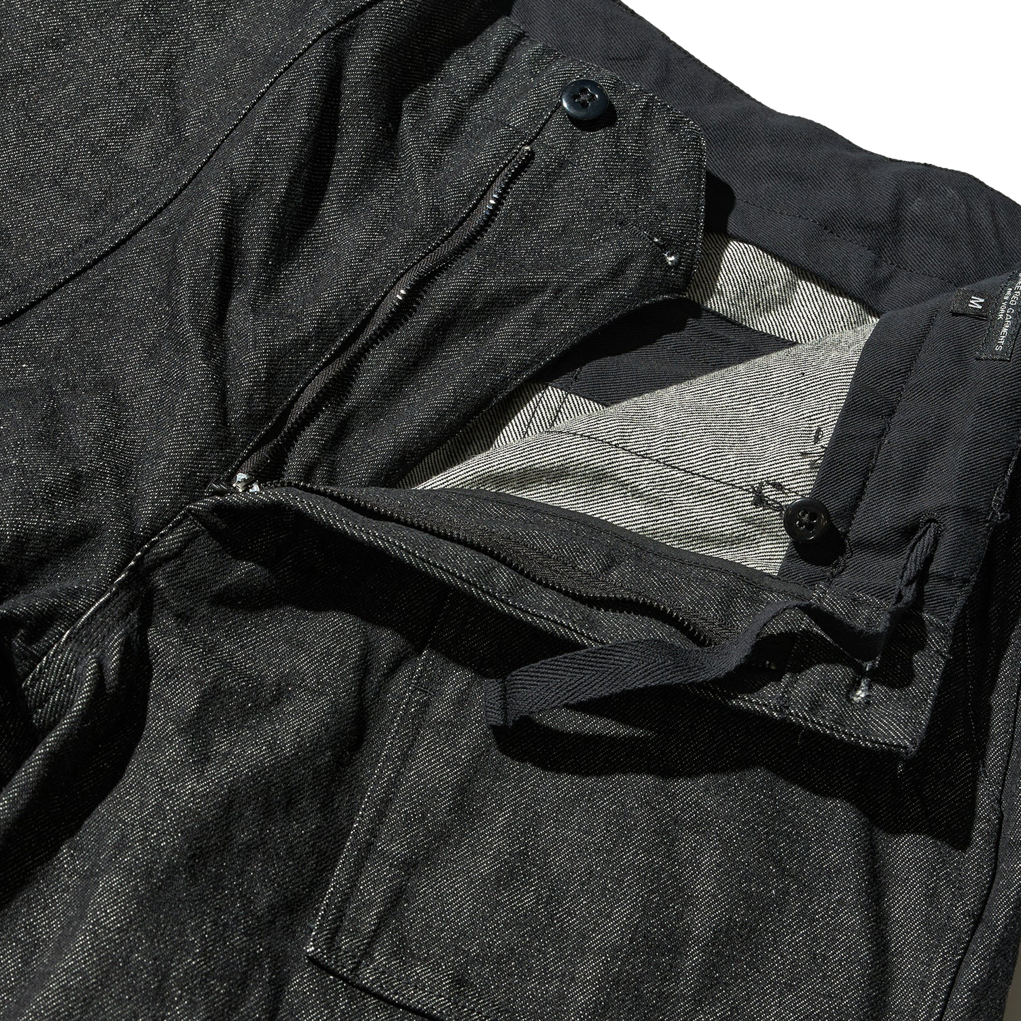 Engineered Garments Fatigue Pant Black 14oz Cone Denim