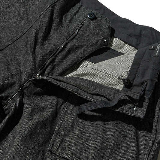 Engineered Garments Fatigue Pant Black 14oz Cone Denim