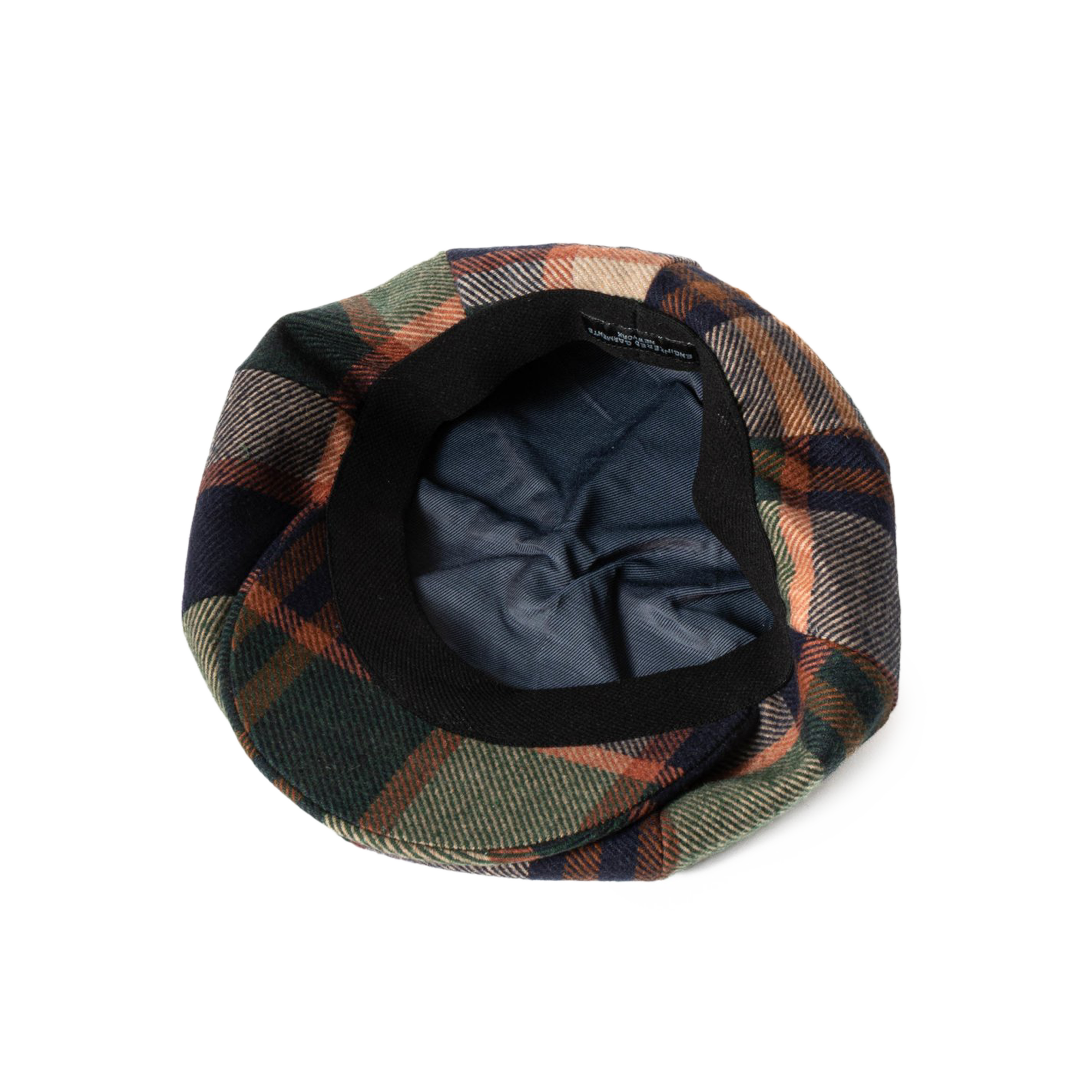 Engineered Garments Newsboy Cap Navy/Brown