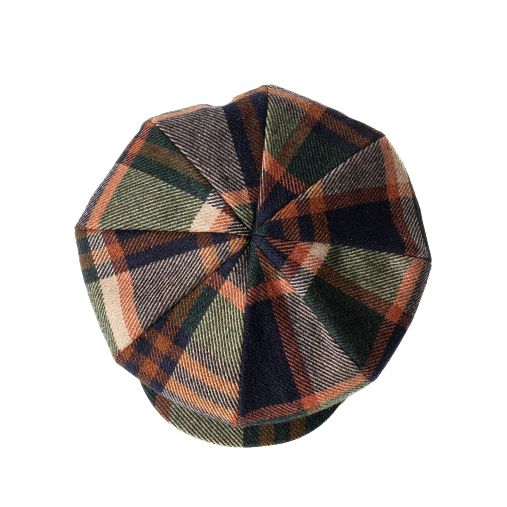 Engineered Garments Newsboy Cap Navy/Brown