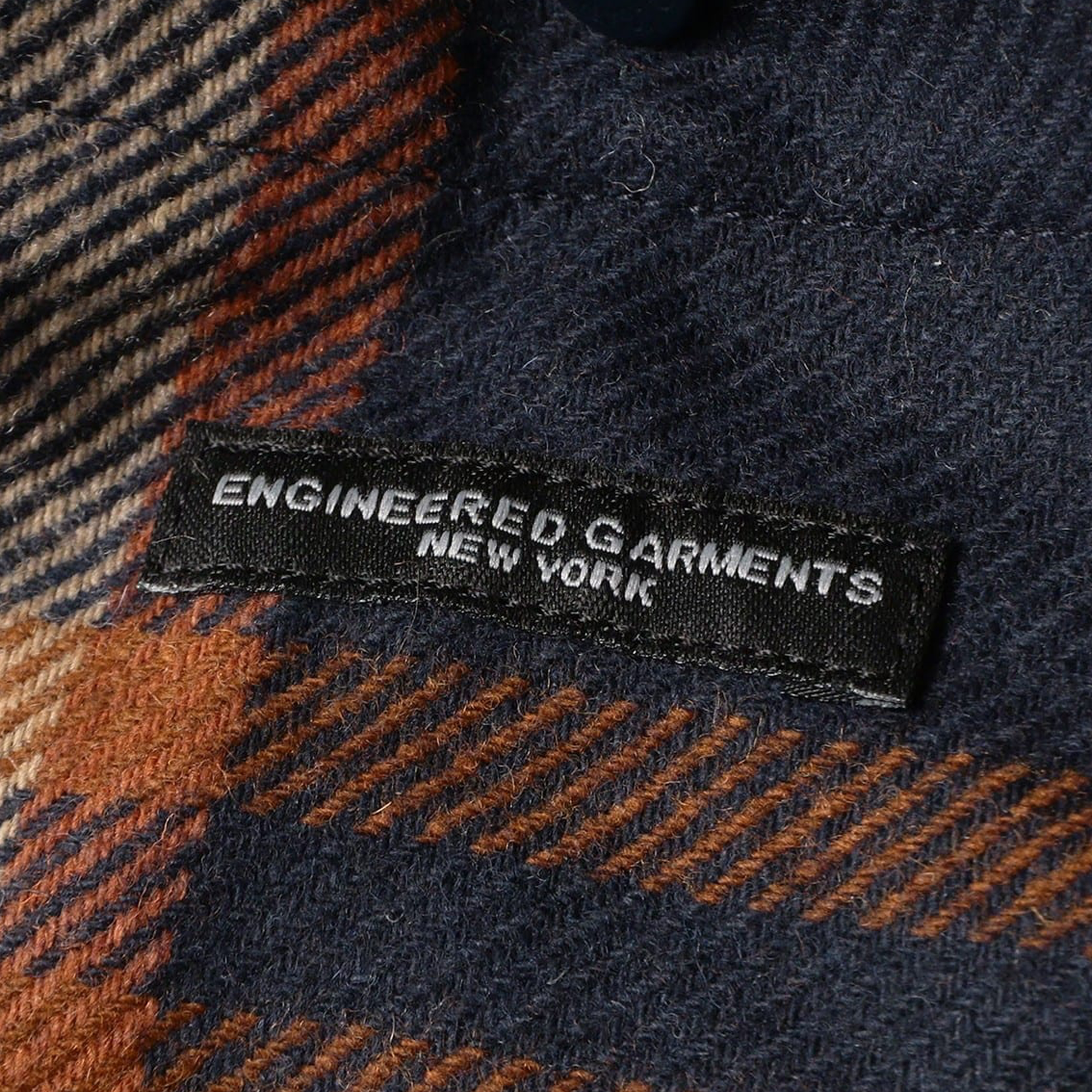 Engineered Garments Carry All Tote Navy/Brown
