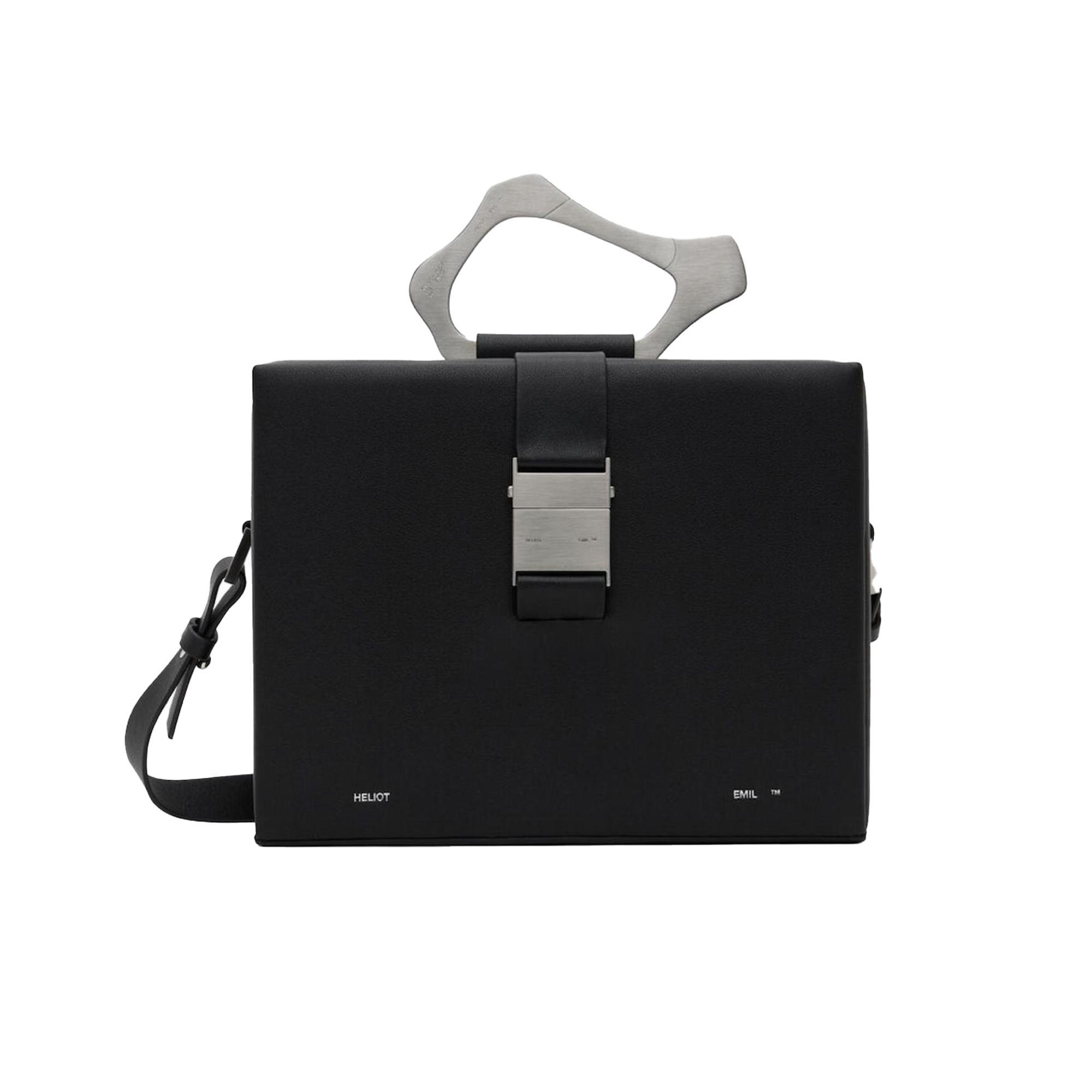 【関税込み】HELIOT EMIL ブラック Cesta バッグ 中古・古着通販】HELIOT EMIL (ヘリオットエミル) Black Cesta