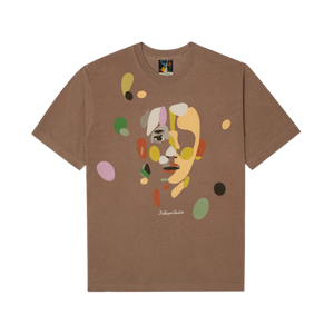 Kidsuper Face Piece by Piece T-Shirt Brown